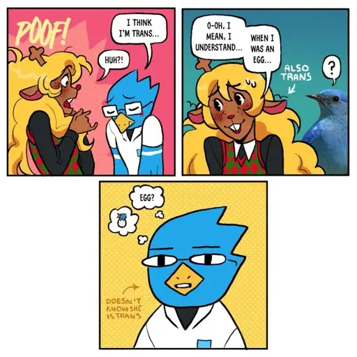 Berdly comes out as trans